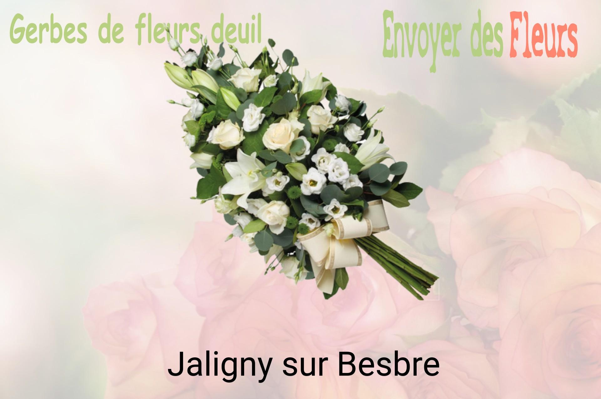 Gerbe de fleurs de deuil livrée à Jaligny-sur-Besbre
